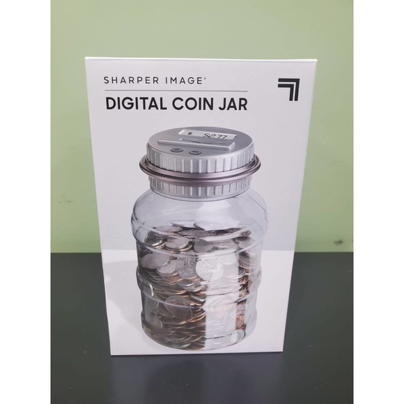 Sharper Image Other Sharper Image Digital Coin Counting Jar Poshmark